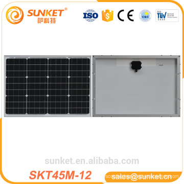 45w mono small solar power panel for solar panel system with tuv certification